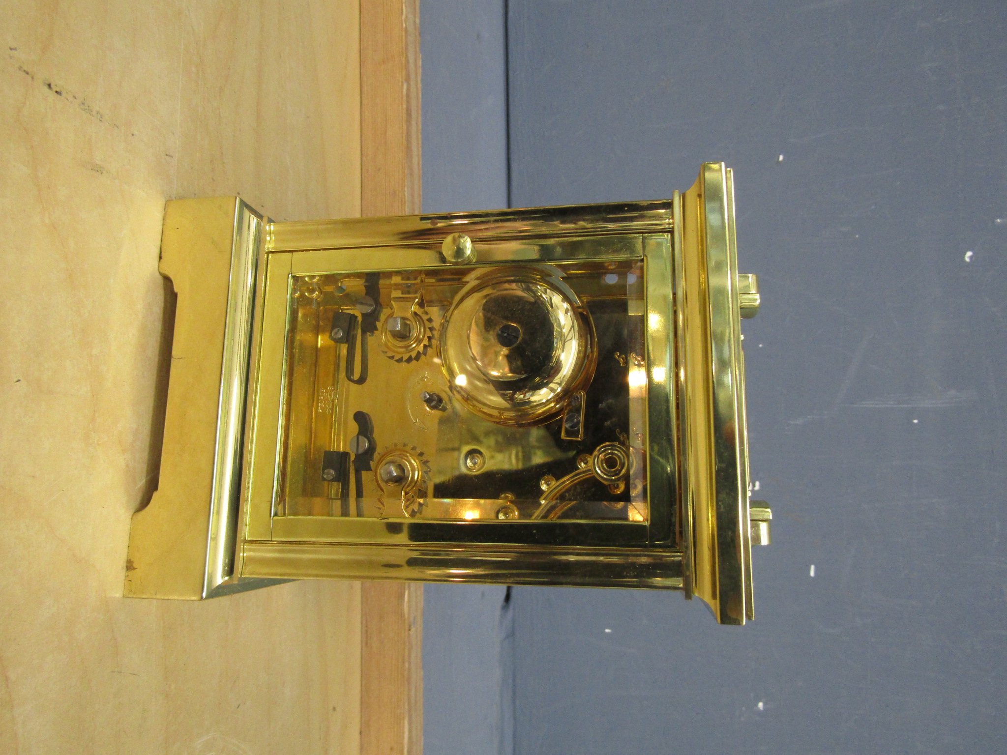 Angelus brass carriage clock - Image 2 of 5