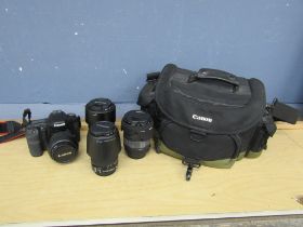 Canon EOS 50D camera with 3 lenses to include Sigma