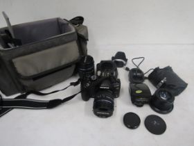 Olympus E520 with lens and accessories