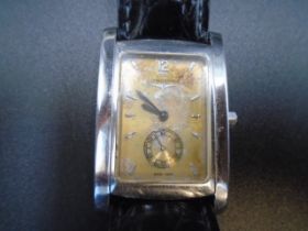 Longines gents watch -29403448 has some damage to face, and back does not stay cliped in, a/f