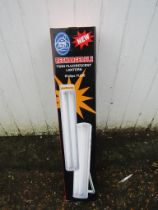 Rechargeable twin fluorescent lantern in box from a house clearance