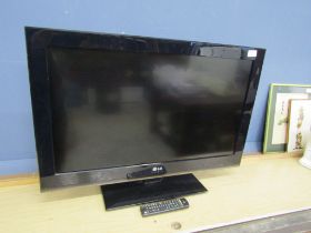 LG 31" LCD TV with remote from a house clearance