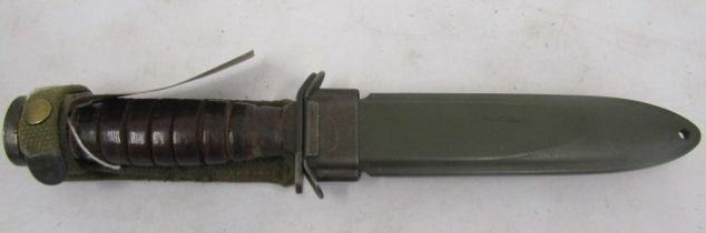 WW2 1944 USM corps M3 Imperial trench knife with original BMCO scabbard