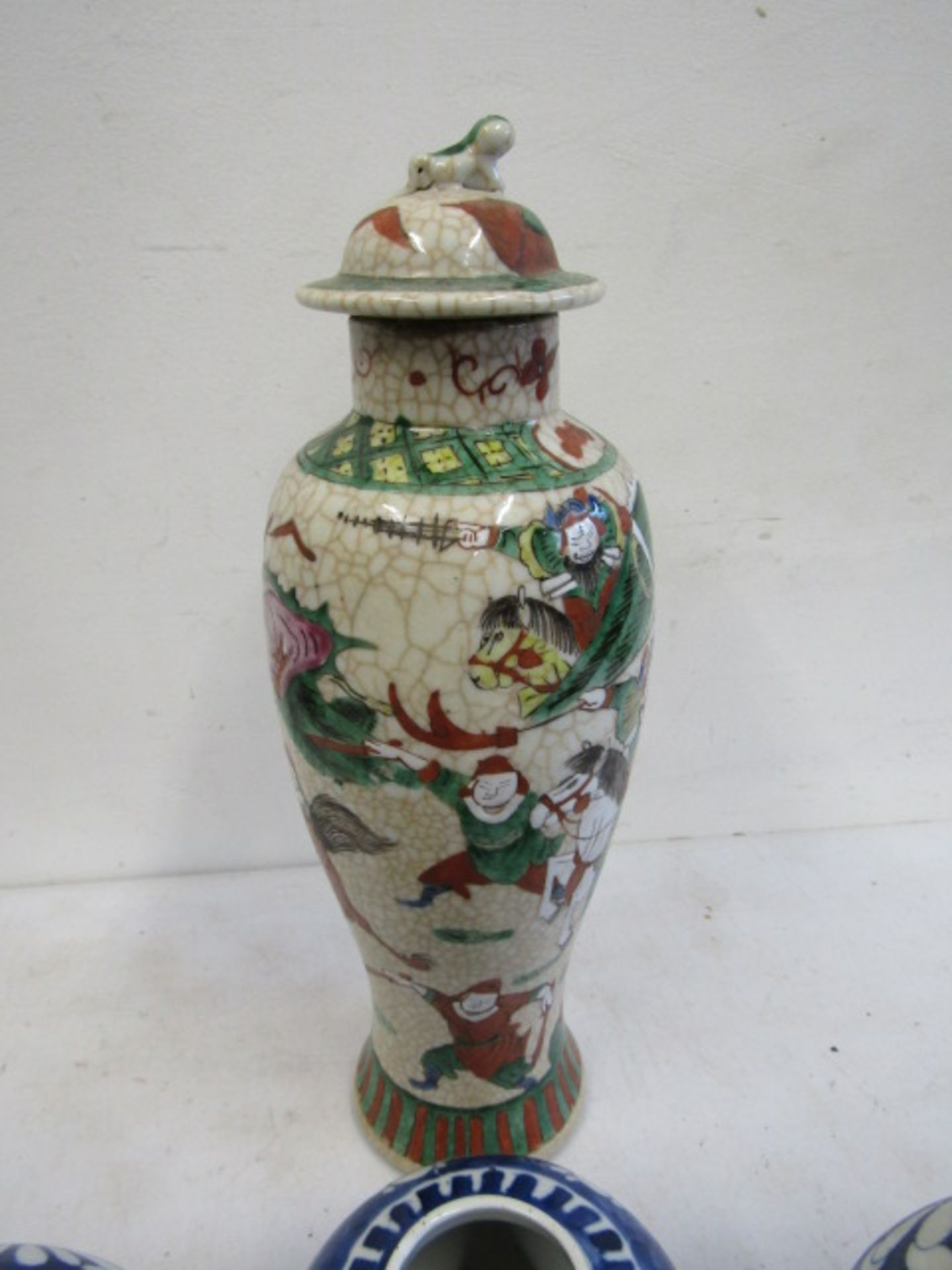Various Chinese ceramics inc Family Rose vase - Image 2 of 4