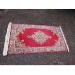 Red rug 90cm x 160cm approx