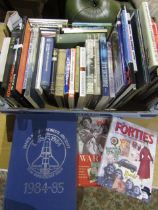 A tray military/aircraft related books