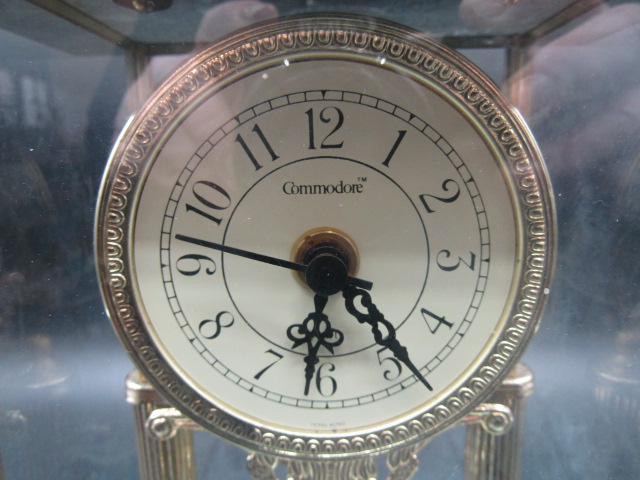 A Commodore brass and marble anniversary clock - Image 3 of 4