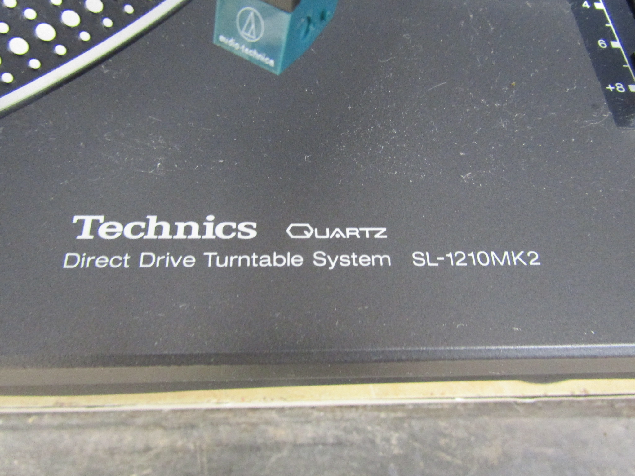 Technics Quartz SL-1210 MK2 direct drive turntable system with manual from a house clearance - Image 5 of 8