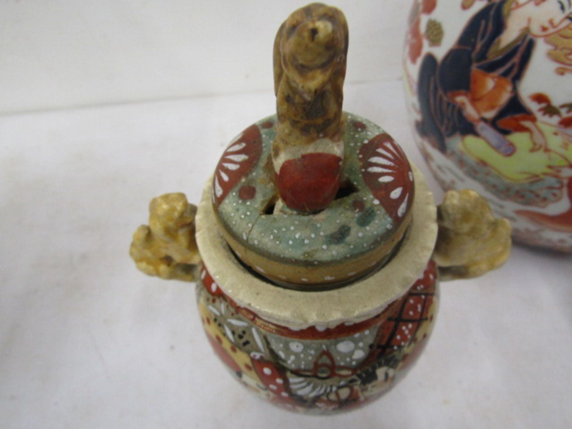 Oriental footed ginger jars and vases - Image 9 of 10