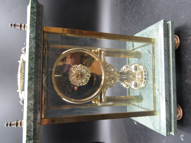 A Commodore brass and marble anniversary clock - Image 4 of 4