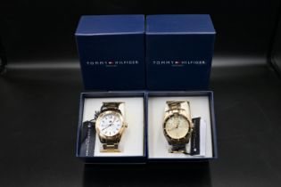 2 Tommy Hilfiger ladies watches to incl Ritz 1781268 steel bracelet watch and 1781139 quartz