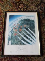 Red Arrows print, framed and glazed 43cm x 53cm approx