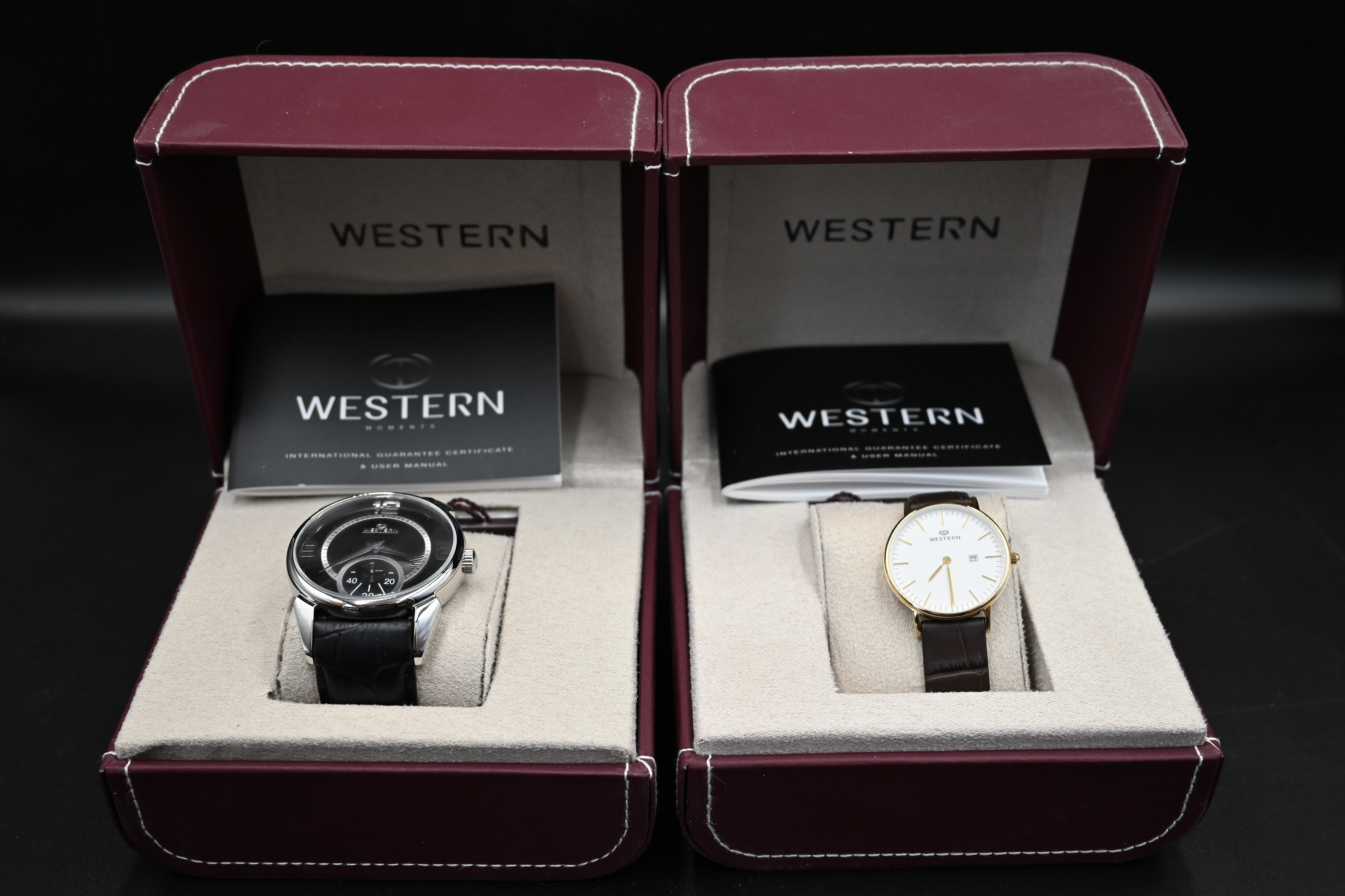 4 assorted Western Moments watches, new with tags from closing down stock, all boxed - Image 2 of 4