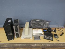 Spectrum ZX81, Jupiter Ace and 2 PC towers etc all from a house clearance (no power leads)