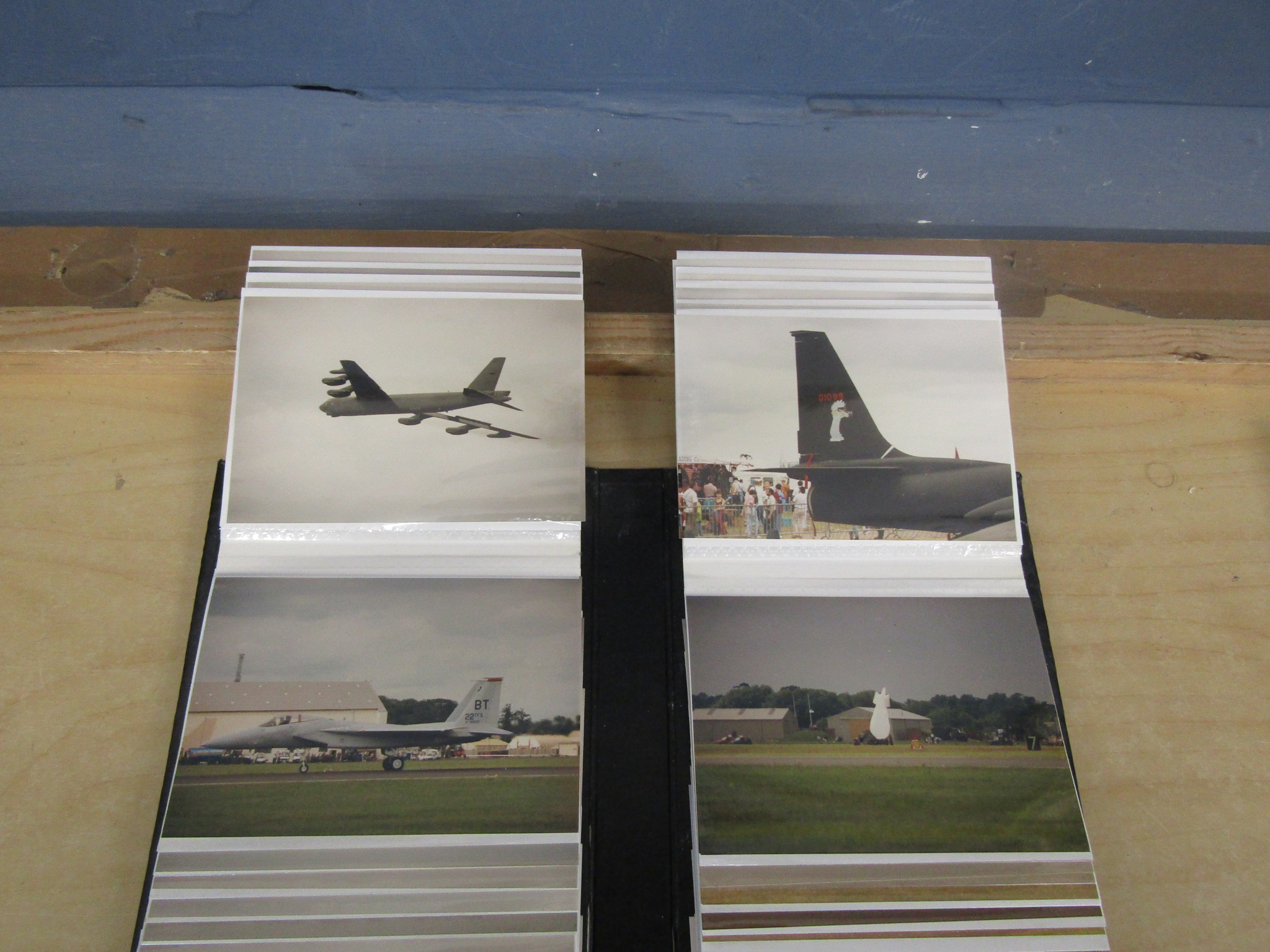 2 Photo albums, one containing vintage aircraft photo's, the other containing 1980's war re- - Image 8 of 11