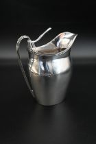 A Silver hallmarked creamer, Chester 1934 (makers mark rubbed) 78.17g
