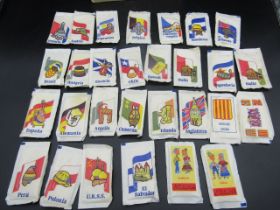 1982 F.A World cup sugar sachets x 26 plus a complete cigarette card booklet