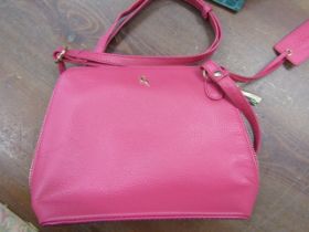 Pink Ashwood handbag genuine leather