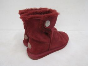 Emu Burgundy boots size 6