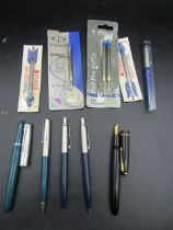 Parker pens and refills inc 14k nib fountain pen