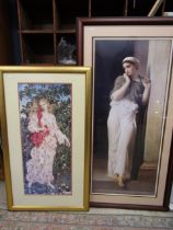 2 large Renaissance prints largest 145x75