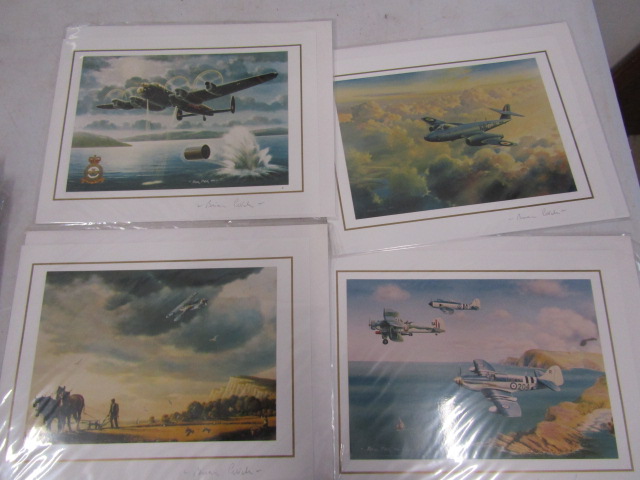 Les Vowels signed photo of Piper Warrior II titled 'The Empty Seat' along with  Aviation cards - Image 5 of 10