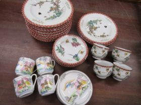 2 Oriental part tea sets