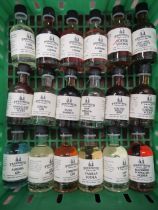 18 Fen Spirits miniatures inc Gin, Vodka, Rum etc