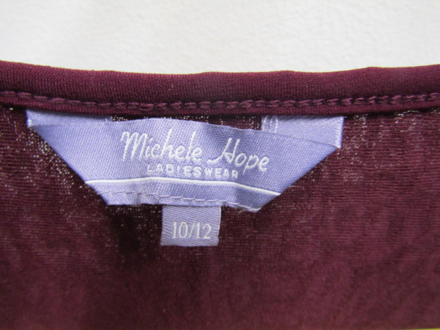 Nina Leonard long sleeve sequin top and Michele Hope sequin pattern top size 12 - Bild 3 aus 3