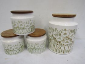 Hornsea 'fleur' ceramic storage jars