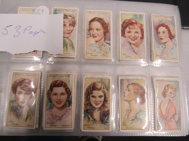 A large cigarette card collection to include many full sets dating back to the early 1920's to - Image 23 of 55
