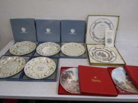 Wedgwood and Spode boxed picture plates