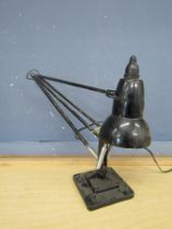 Vintage Herbert Terry Anglepoise lamp (no plug and missing pin?)