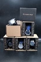 5 Firetrap watches, new from closing down stock, all boxed