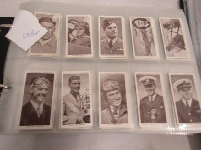 A large cigarette card collection to include many full sets dating back to the early 1920's to - Image 2 of 55