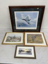 Four Avro-Falcon prints