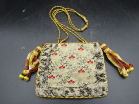 small tapestry embroided evening bag Victorian?