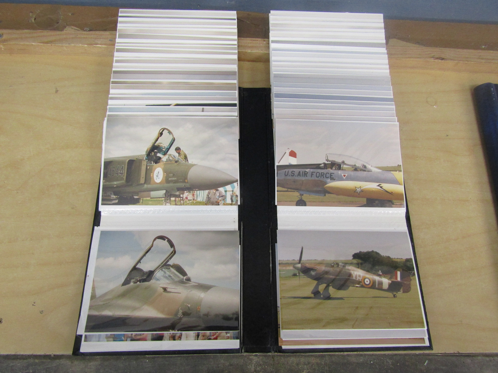 2 Photo albums, one containing vintage aircraft photo's, the other containing 1980's war re- - Image 11 of 11