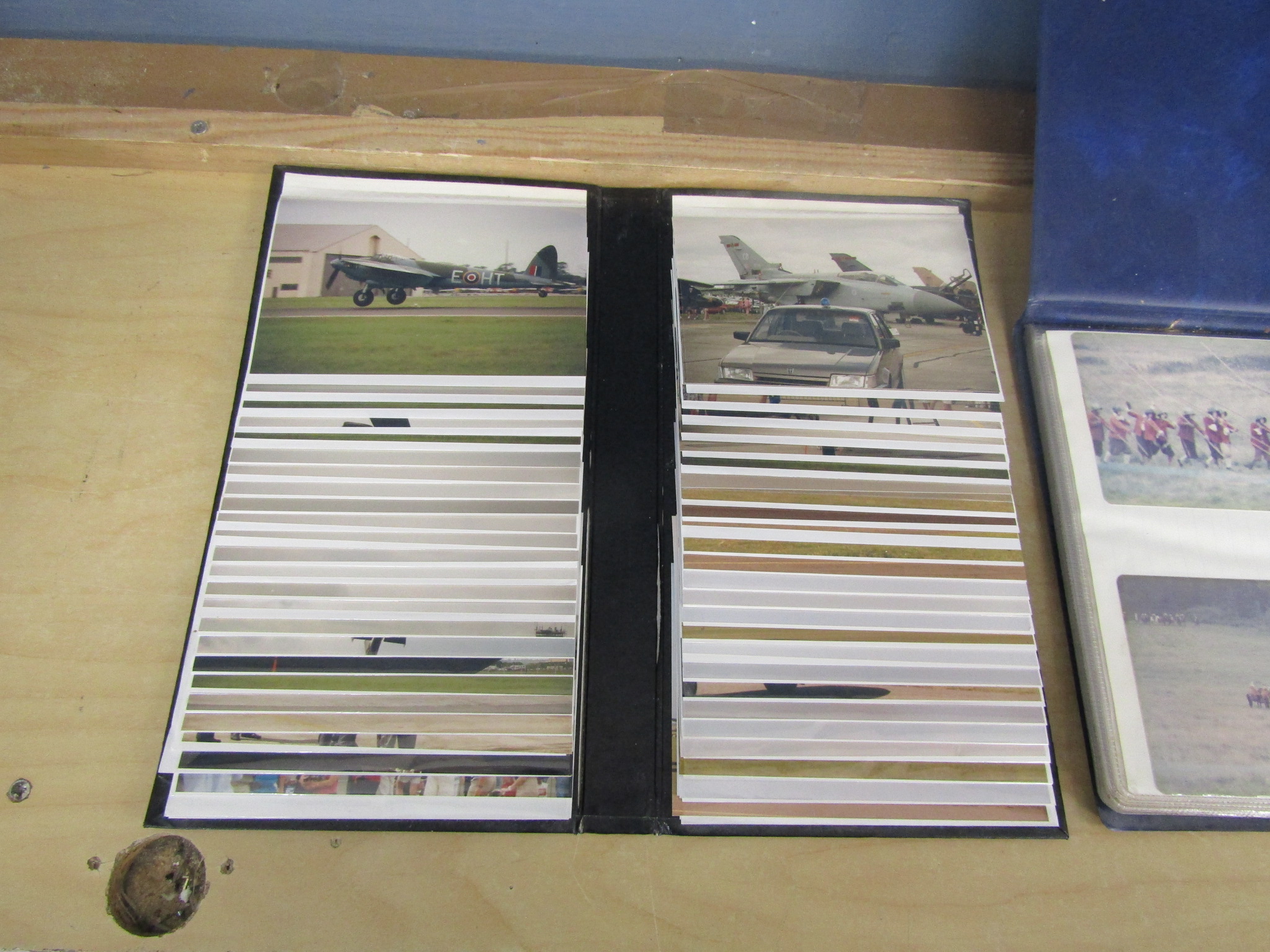 2 Photo albums, one containing vintage aircraft photo's, the other containing 1980's war re- - Image 2 of 11