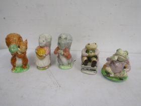 Beswick Beatrix Potter Squirrels and Frogs