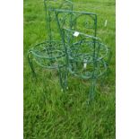 4 metal bistro/garden chairs