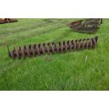 Three metre spiral roller bar (suitable for power harrows)