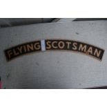 Flying scotsman sign