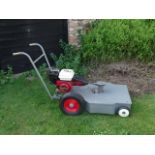 Walk behind flail mower with Honda engine