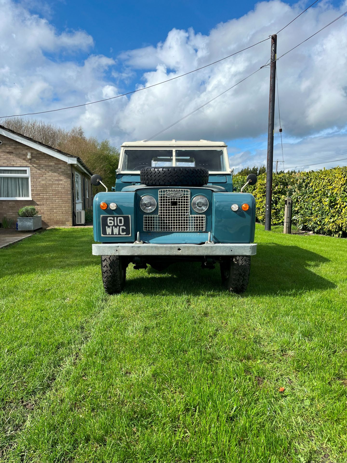 1962 Land Rover 88 Series II, petrol 2.25 litre engine, blue with 64,078 showing on the milometer, - Image 14 of 14