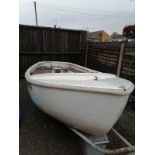 11.5ft x 5ft beam sailing dingy and trolley