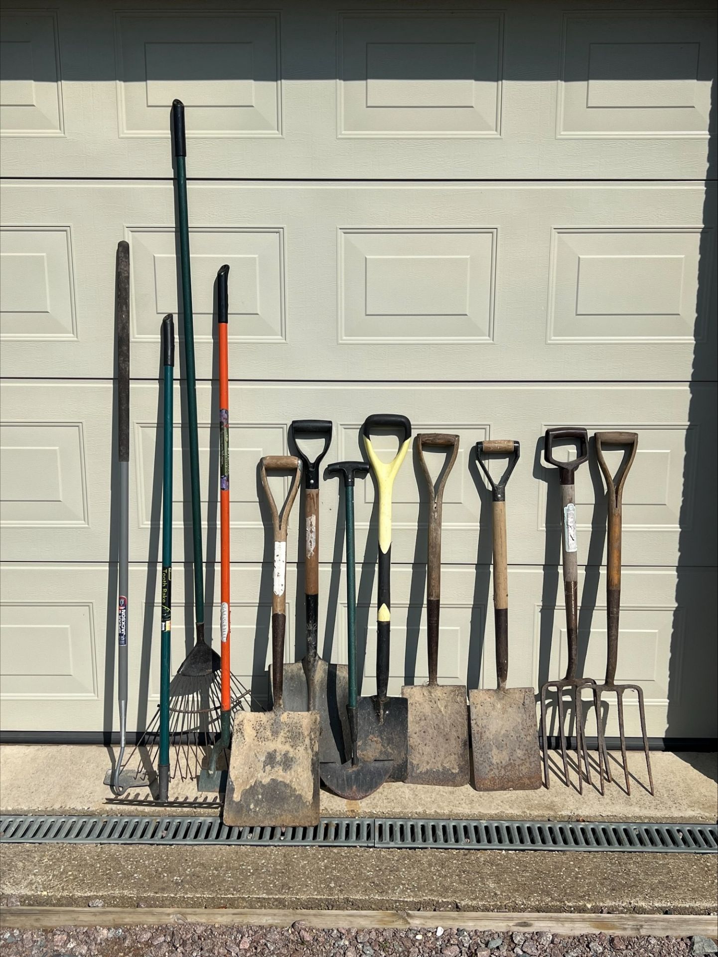 Collection of hand tools