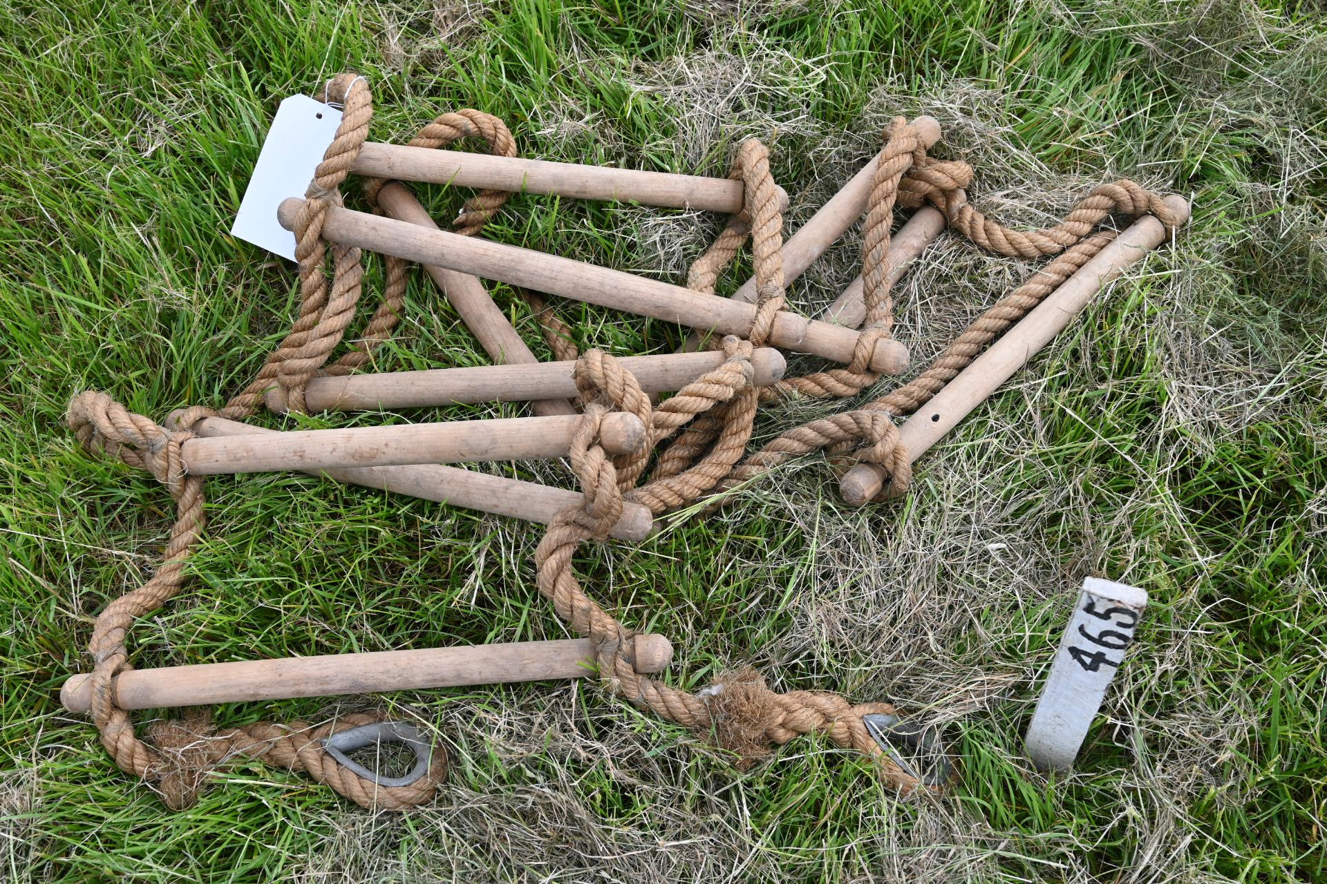 A rope ladder