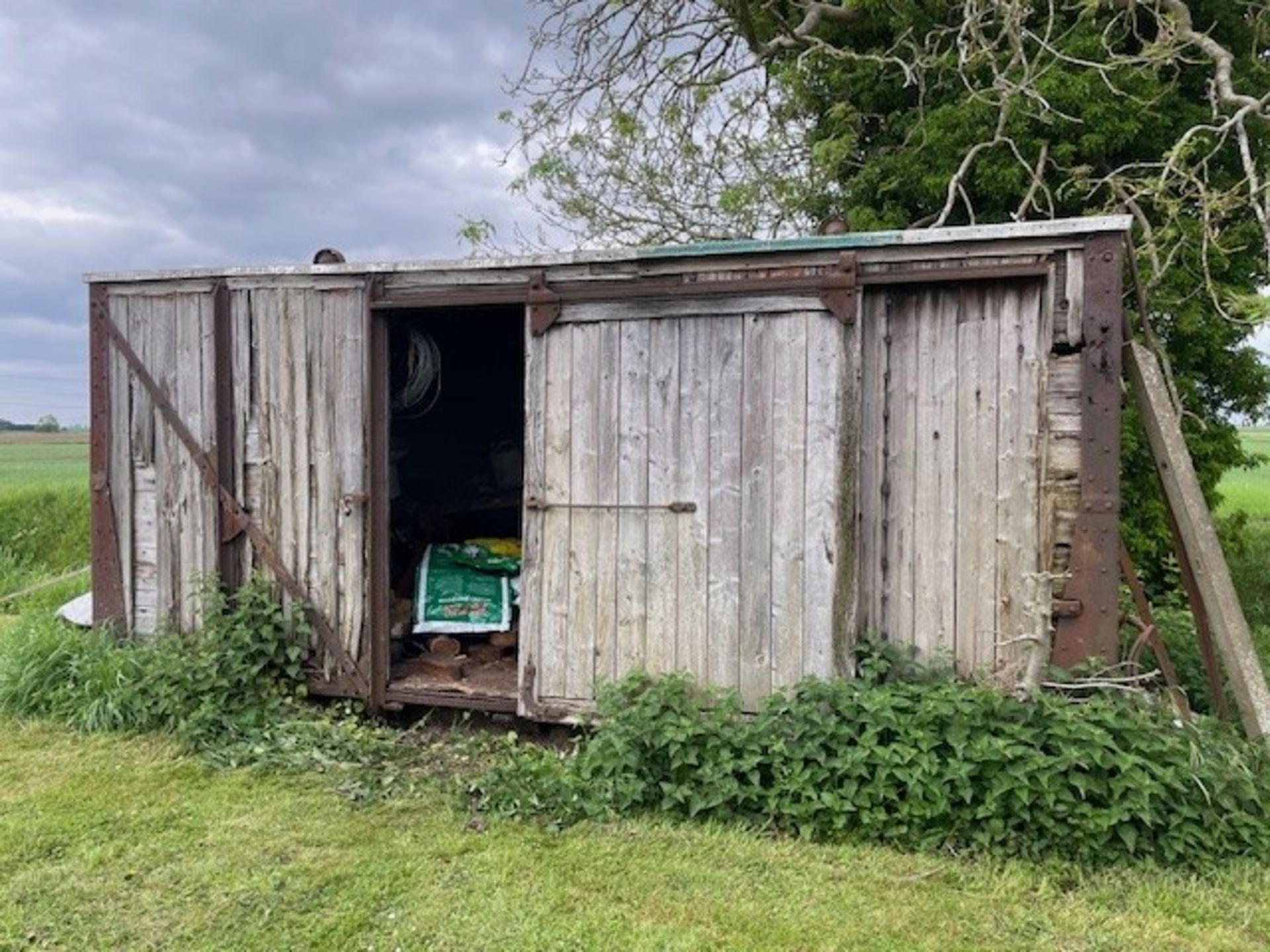 Railway box truck (to be collected at PE34) - great for a glamping project