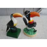 2 small Toucan figures